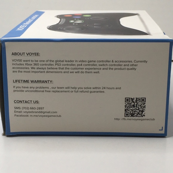 VOYEE Wireless Controller For Xbox 360 New - Picture 2 of 3